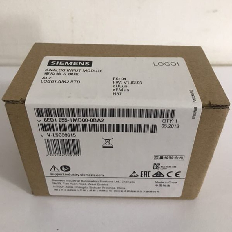 Siemens LOGO! 8 AM2 RTD Expansion Module 2 AI PT100/PT1000 (6ED1055-1MD00-0BA2)
