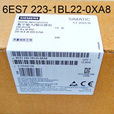 Siemens-6ES7223-1BL22-0XA8-S7-200-EM223-Digital-IO-Module-Original-Stock
