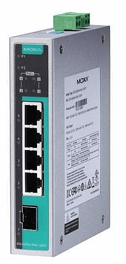 Moxa EDS-205A 5-Port Unmanaged Industrial Ethernet Switch