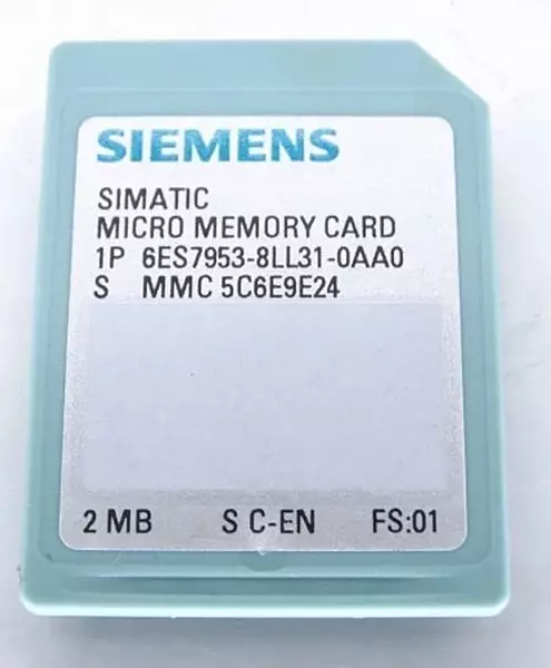 6ES79538LL310AA0Siemens-SIMATIC-S7-300-MMC-64KB-6ES7953-8LL31-0AA0