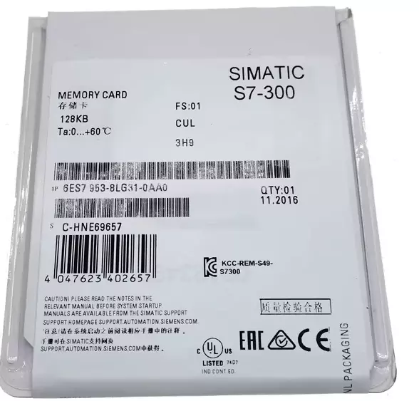 Siemens-SIMATIC-S7-300-MMC-4MB-6ES7953-8LG31-0AA0