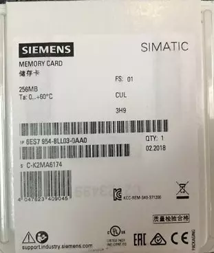 Siemens-SIMATIC-Memory-Card-SMC-256MB-6ES7954-8LL03-0AA0