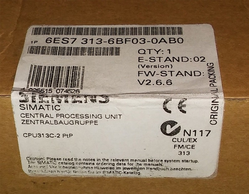Siemens-S7-300-CPU-313C-6ES7313-6BF03-0AB0-Compact-PLC-Module