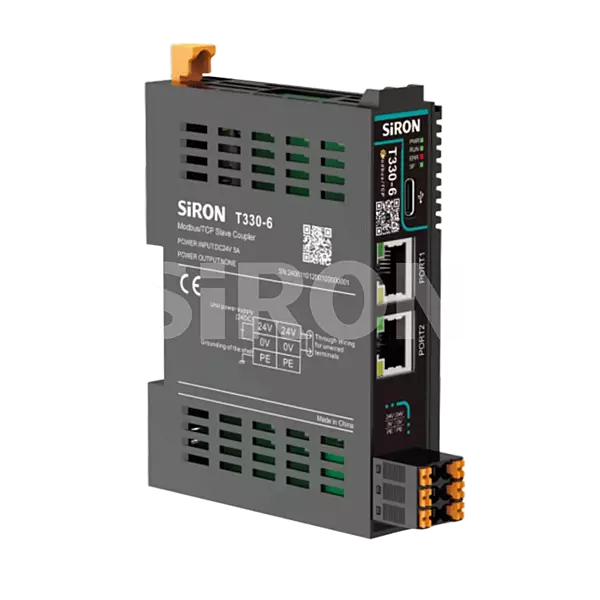 SiRON T330-6 IP20 Modbus/TCP Coupler