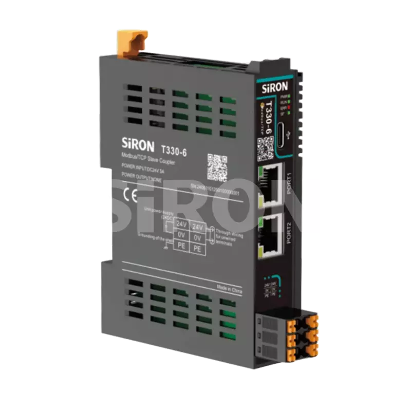 SiRON T330-6 IP20 Modbus/TCP Coupler