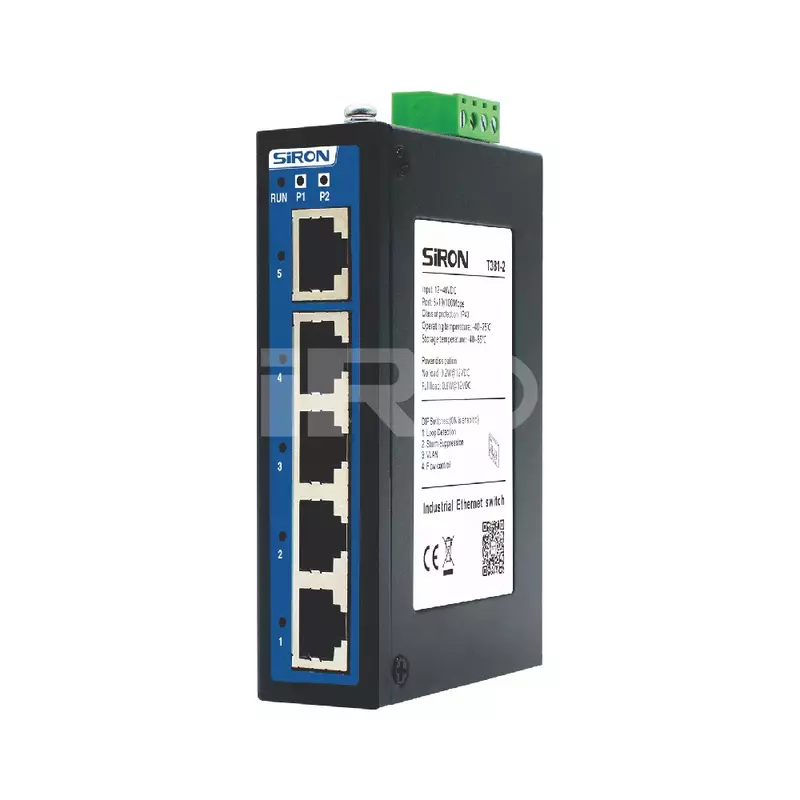 SiRON T381-2 Unmanaged 5 ports High-precision Industrial Switch