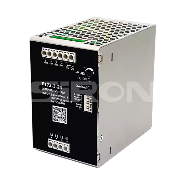 SiRON P173-3 Series 480W Three-phase Metal Guide Switching Power Supply