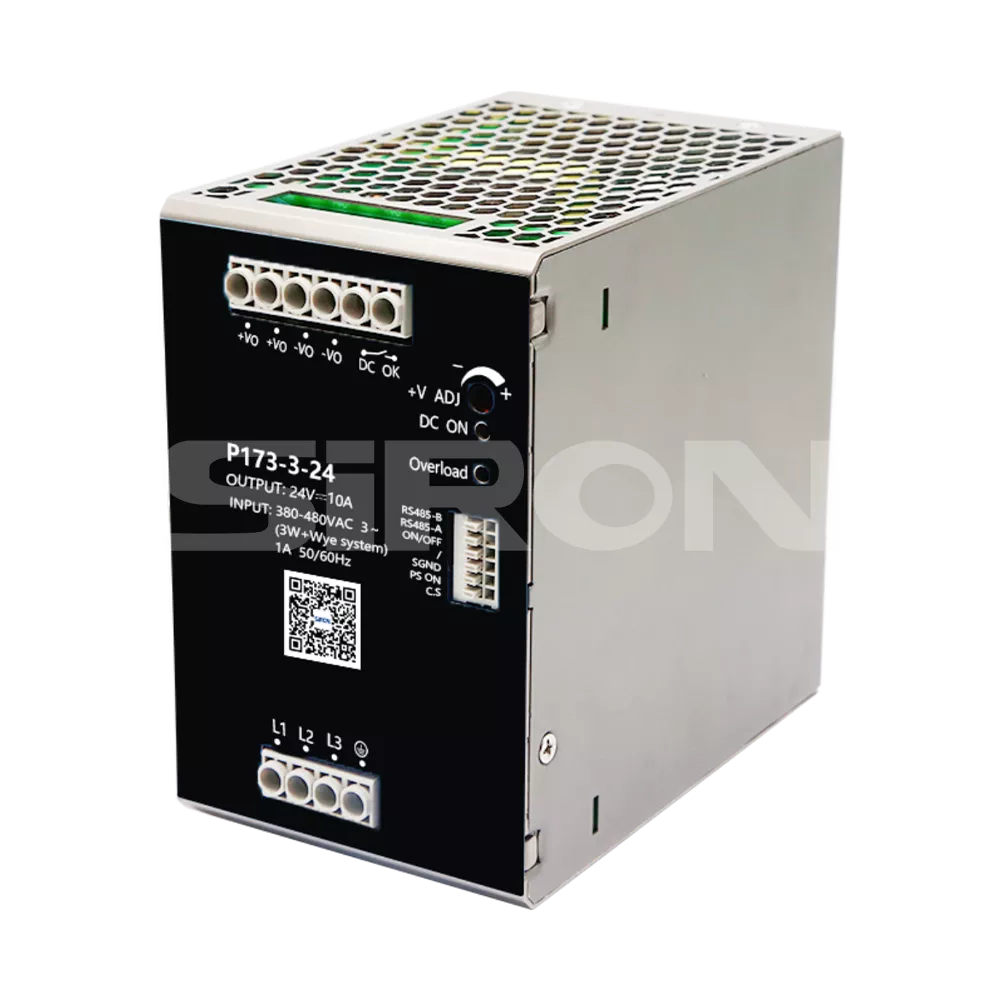 SiRON P173-3 Series 480W Three-phase Metal Guide Switching Power Supply