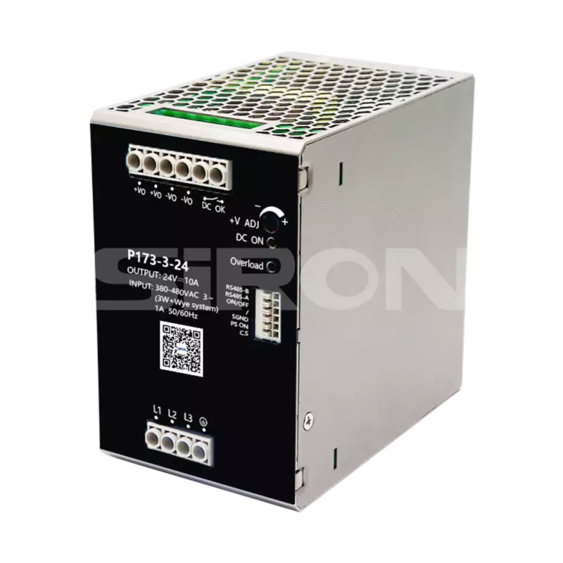 SiRON P173-3 Series 480W Three-phase Metal Guide Switching Power Supply