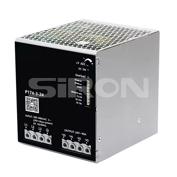 SiRON P174-3 Series 960W Three-phase Metal Guide Switching Power Supply