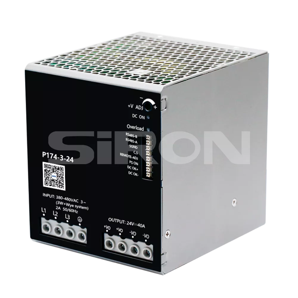 SiRON P174-3 Series 960W Three-phase Metal Guide Switching Power Supply