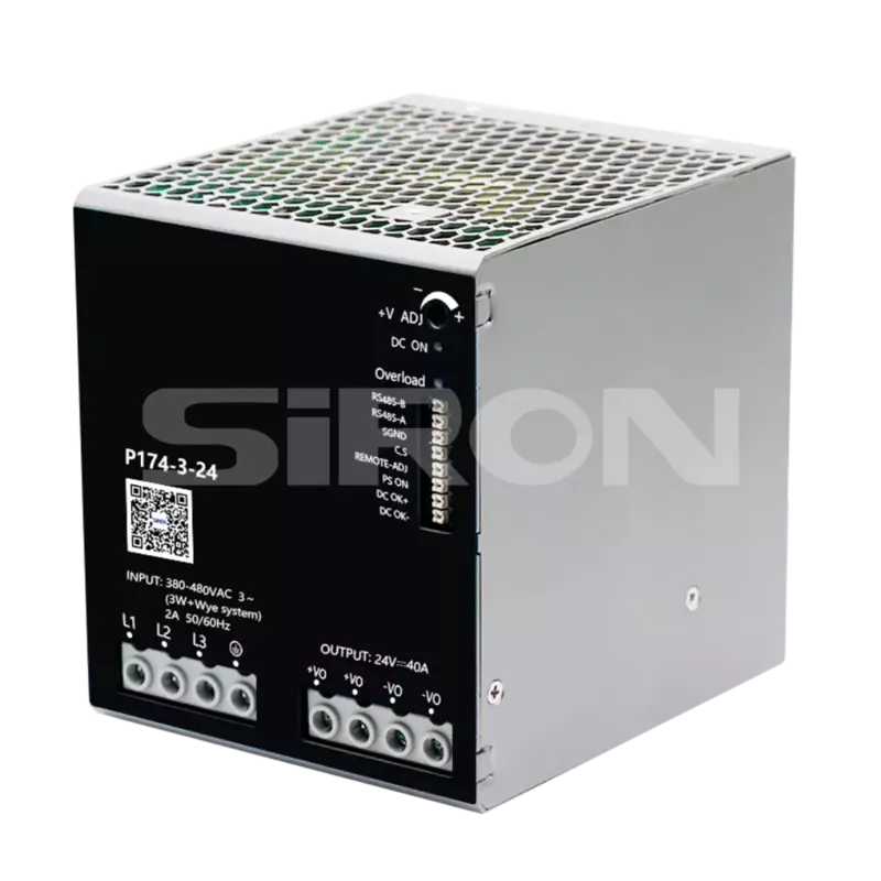 SiRON P174-3 Series 960W Three-phase Metal Guide Switching Power Supply