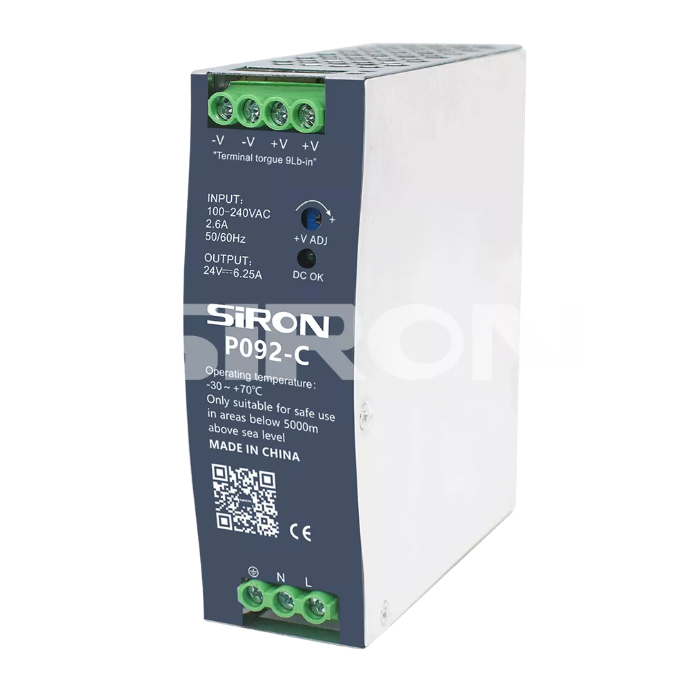 SiRON P092-C Series 150W Economical Rail Type Switching Power Supply
