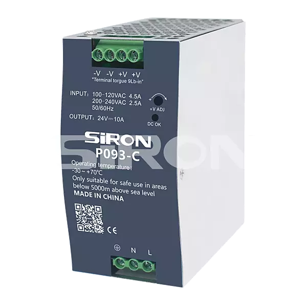 SiRON P093-C Series 240W Economical Rail Type Switching Power Supply