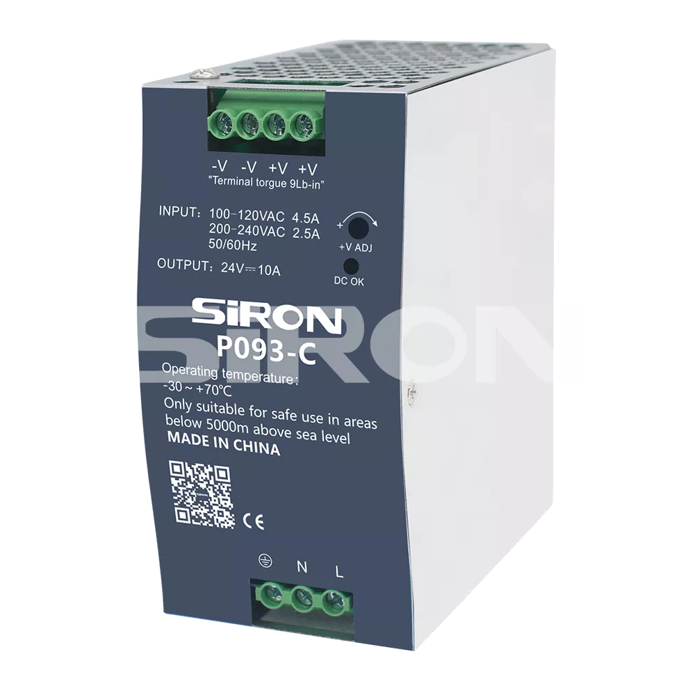 SiRON P093-C Series 240W Economical Rail Type Switching Power Supply