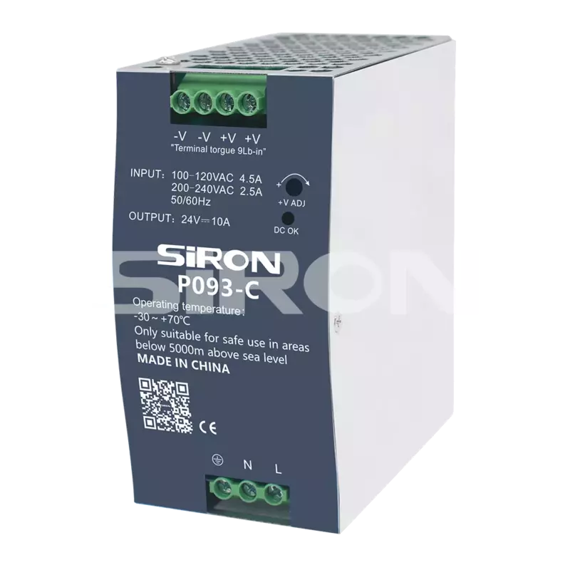 SiRON P093-C Series 240W Economical Rail Type Switching Power Supply