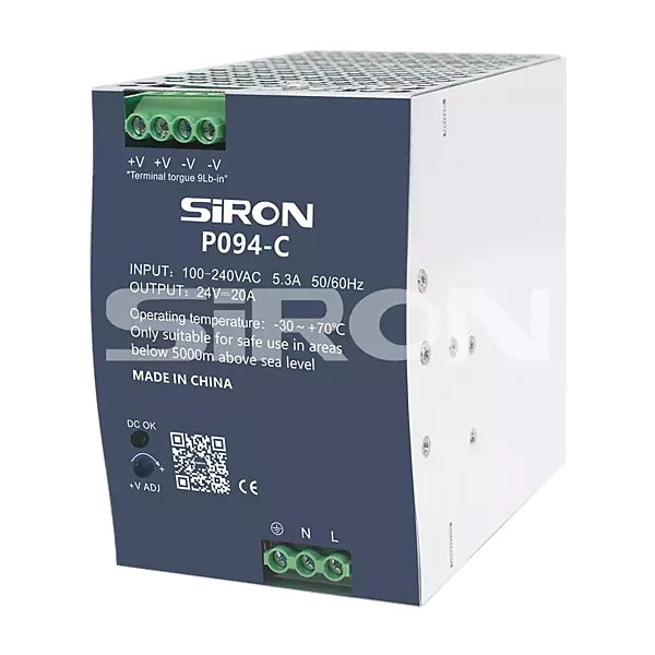 SiRON P094-C Series 480W Economic Rail Type Switching Power Supply