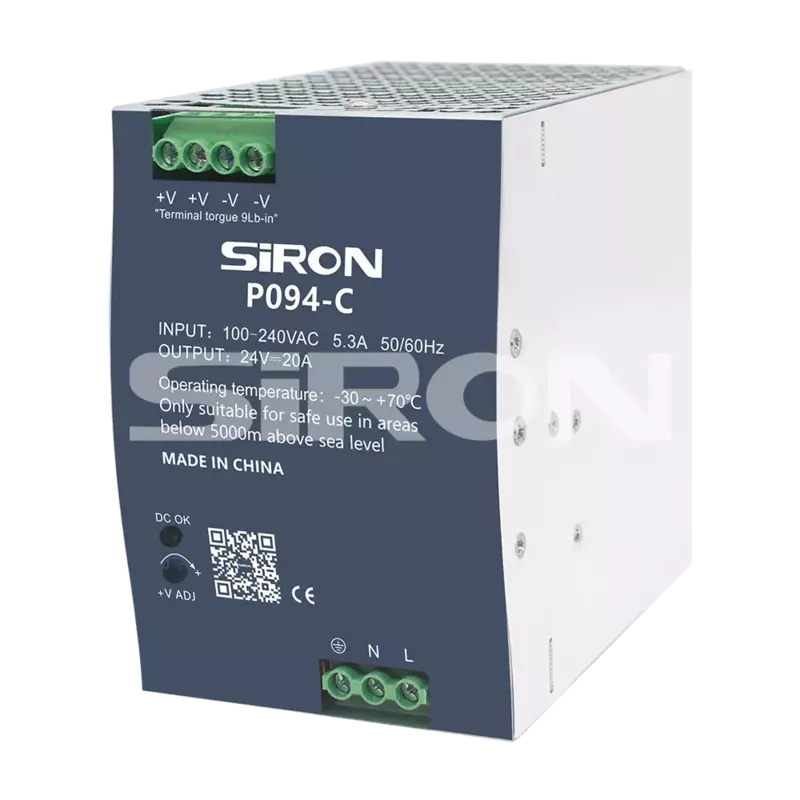 SiRON P094-C Series 480W Economic Rail Type Switching Power Supply