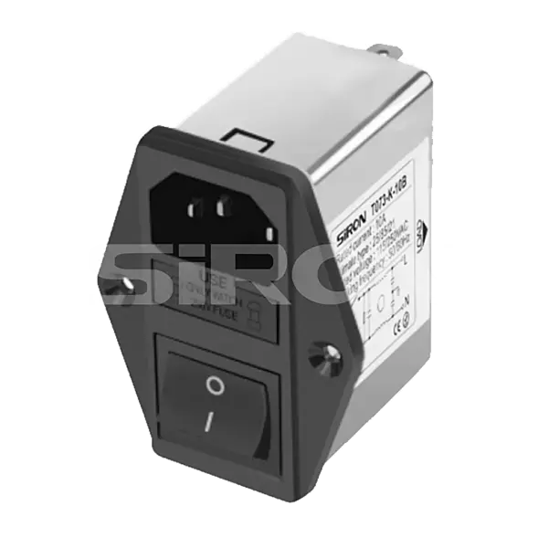 SiRON T073-K/T073-K-B IEC Socket Filter
