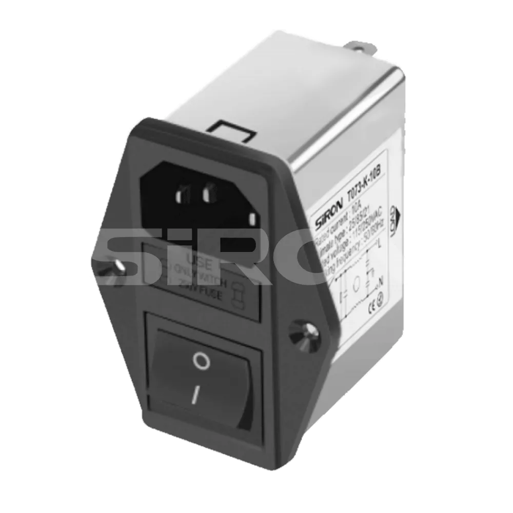 SiRON T073-K/T073-K-B IEC Socket Filter