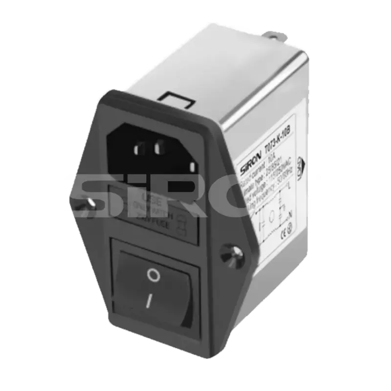 SiRON T073-K/T073-K-B IEC Socket Filter