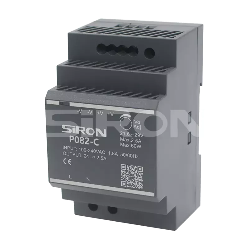 SiRON P082-C Series 60W Ultra-thin Guide Power Supply