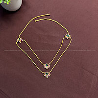 Double layered Lotus neckpiece