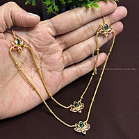 Double layered Lotus neckpiece