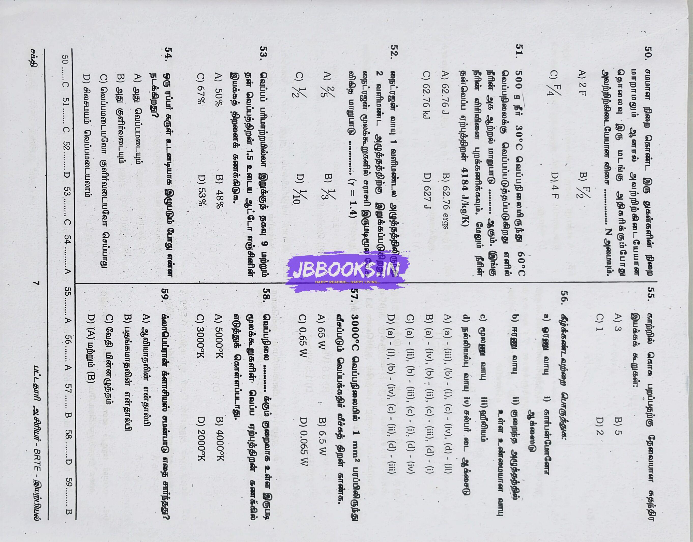 UG TRB Iyarpial 2026 Exams - Graduate Teachers and Block Resource Teacher Educators