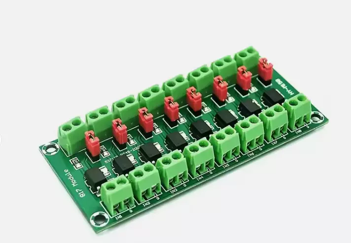 PC817 8 Channel Optocoupler Isolation Board