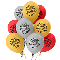 The Magic Balloons - Celebrate Your Mom's Birthday in Style with 30 Red, Silver, and Gold Latex Balloons - Perfect for Party Decorations and Creating a Festive Atmosphere