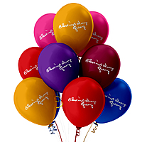 The Magic Balloons Store- Balloons for Guruji-Always Blessing Pack of 12