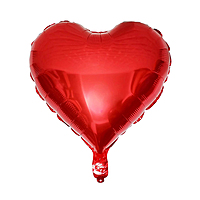 The Magic Balloons Store-18″ Red Heart Foil Balloon ( Pack of 3)