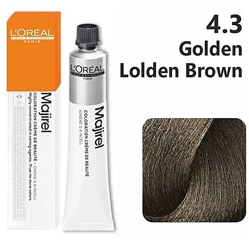 Loreal Majirel Golden Brown Color 4.3
