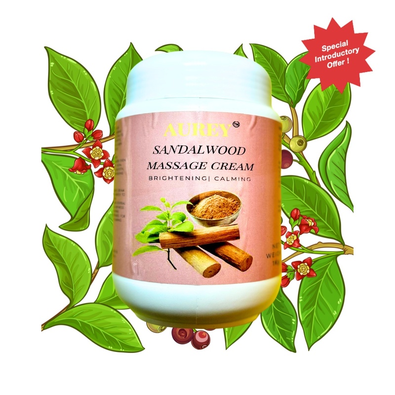 Aurey Sandalwood Massage Cream 1Kg (Normal Skin)