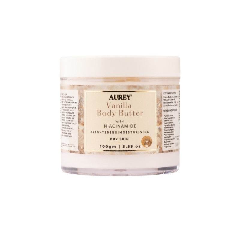 Aurey Vanilla Body Butter With Niacinamide 100 gm