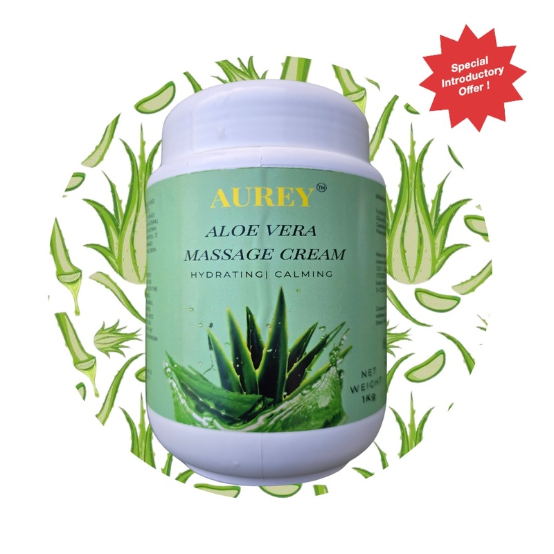 Aurey Aloe Vera Massage Cream 1Kg (Normal Skin)
