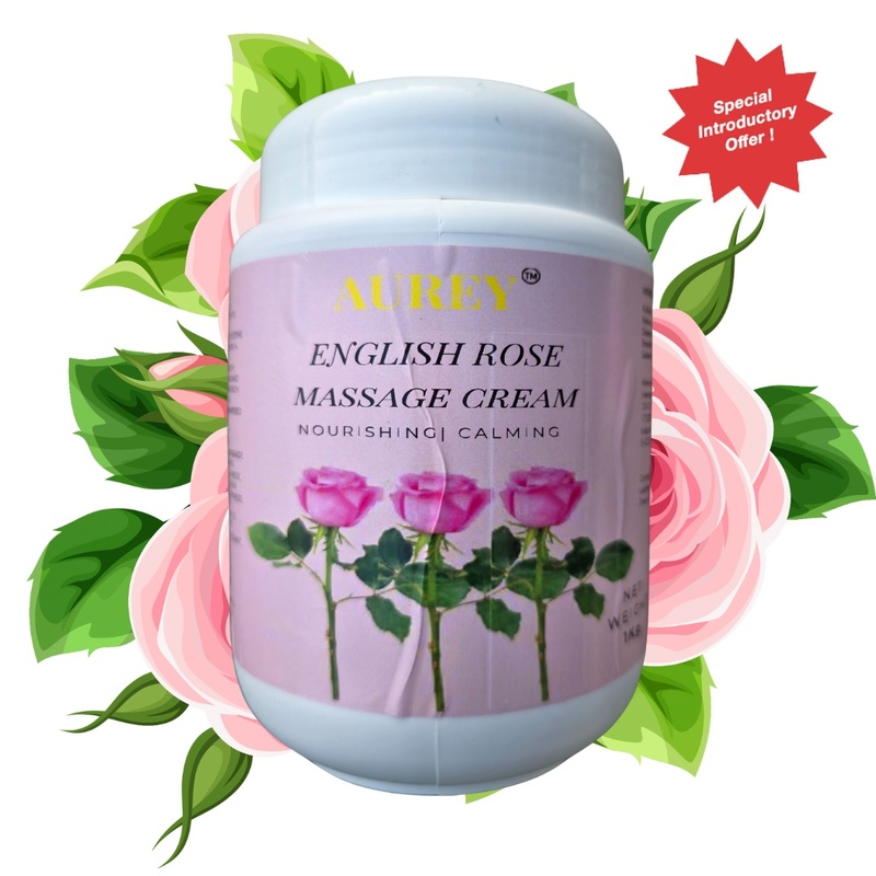 Aurey English Rose Massage Cream 1Kg (Dry Skin)