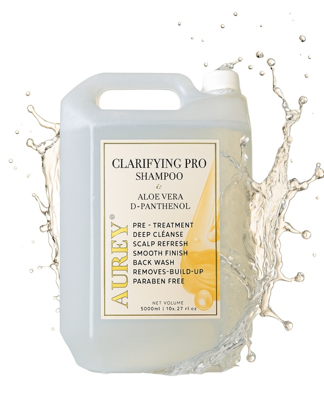 Aurey Clarifying Pro Shampoo With Aloe Vera & D-Panthenol 5000 ml