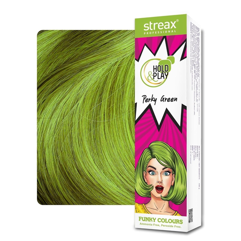 Streax Perky Green