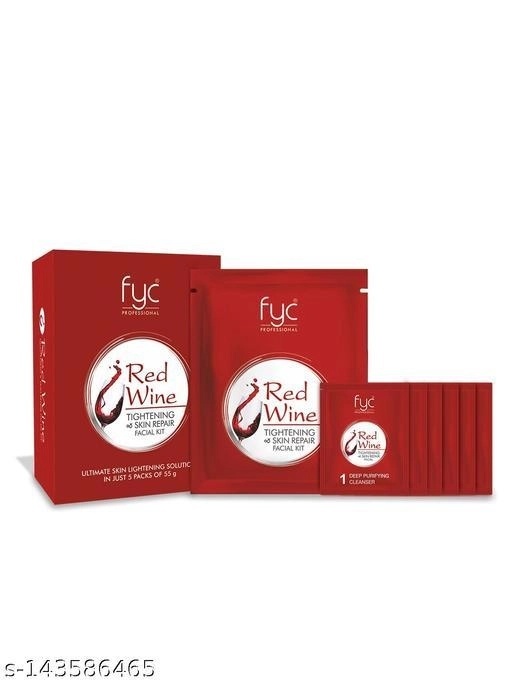 Fyc Professional Red Wine Tightening & Skin Repair Facial Kit
