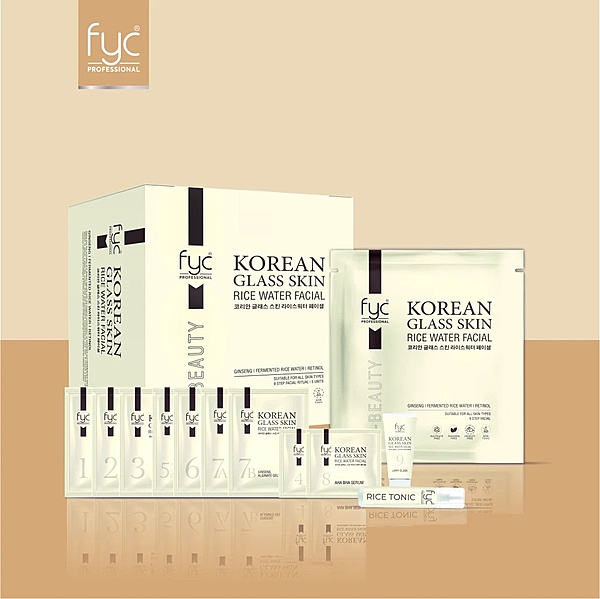 Fyc Korean Glass Skin Rice Water Facial Kit