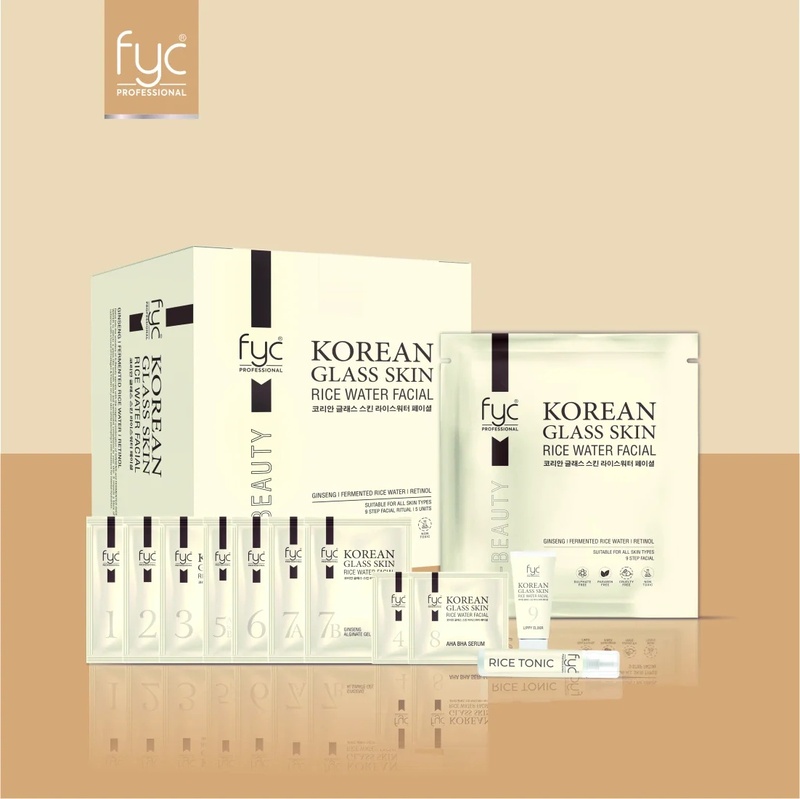 Fyc Korean Glass Skin Rice Water Facial Kit