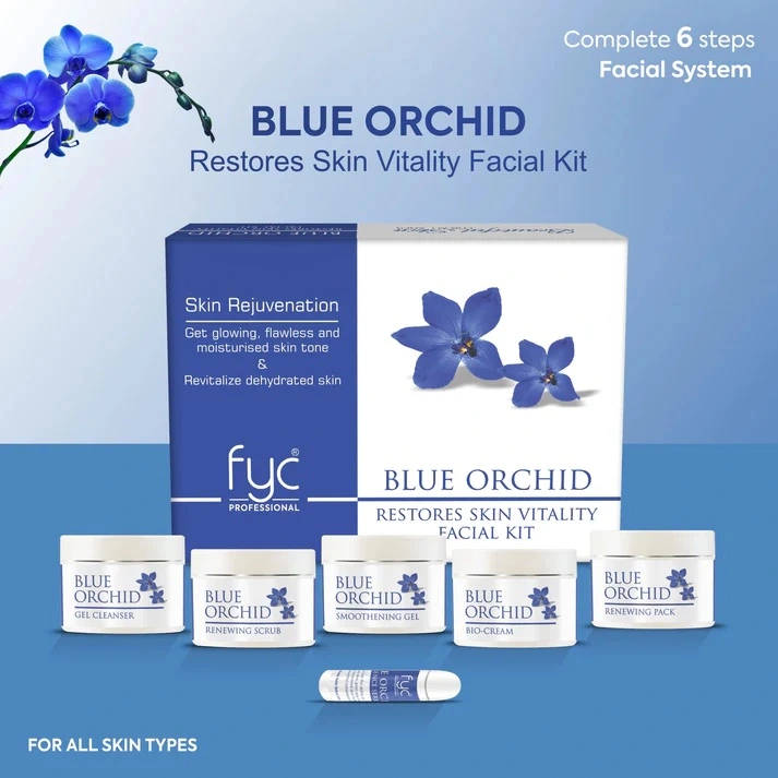 FYC PROFESSIONAL BLUE ORCHID FOR FRESH & BRIGHT COMPLEXION FACIAL KIT (260g)