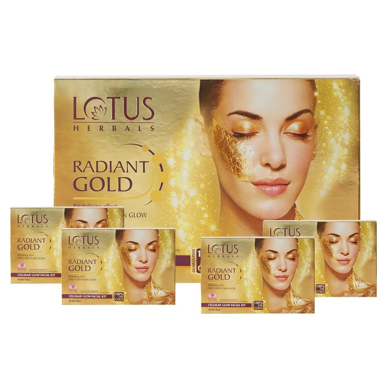 Lotus Herbals Gold Radiant 4 In 1 Facial Kit