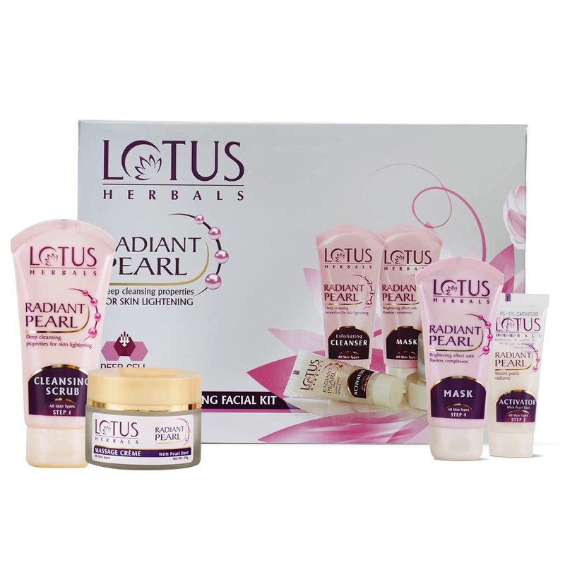 Lotus Herbals Pearl Radiant Cellular Lightening Facial Kit