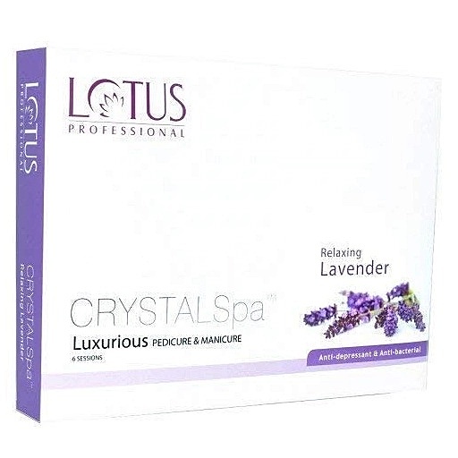Lotus Professional Crystal Spa Lavendar 120 gm