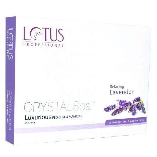 Lotus Professional Crystal Spa Lavendar 120 gm