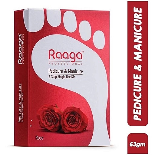 Raaga Pedicure & Manicure Rose Single Use Kit