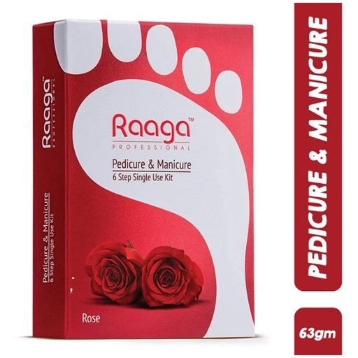 Raaga Pedicure & Manicure Rose Single Use Kit